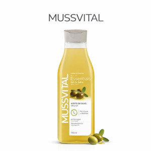 Bath & Shower Gel Olive Oil 750ml - Mussvital